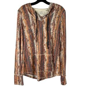 Panhandle Western Aztec Hooded Top Medium